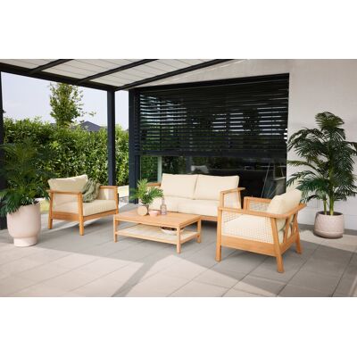 Primaster Gartenmöbel-Set Aruba Akazie/Wiener Geflecht Primaster Gartenmöbel-Set Aruba Akazie/Wiener Geflecht