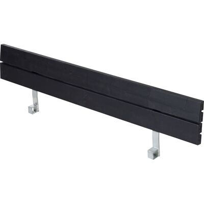 Plus Zigma Rückenlehne - 166 cm, Schwarz, für Picknicktisch Plus Zigma Rückenlehne - 166 cm, Schwarz, für Picknicktisch