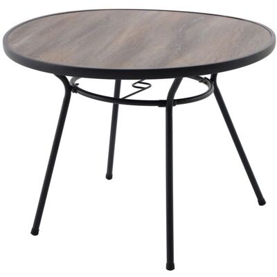 TrendLine Tisch Rio anthrazit Ø 96 cm, TrendLine Tisch Rio anthrazit Ø 96 cm,