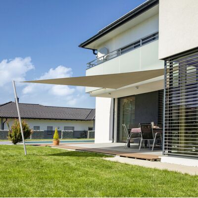 Windhager Sonnensegel Cannes taupe 3 x 3 x 3 m Windhager Sonnensegel Cannes taupe 3 x 3 x 3 m