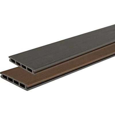 elephant Terrassendiele WPC 300 x 14 x 2,5 cm BiColor braun / grau elephant Terrassendiele WPC 300 x 14 x 2,5 cm BiColor braun / grau