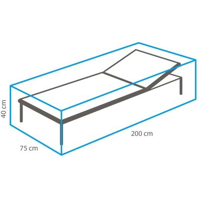 WINZA OUTDOOR COVERS Gartencover - anthrazit - 200x75x40cm WINZA OUTDOOR COVERS Gartencover - anthrazit - 200x75x40cm