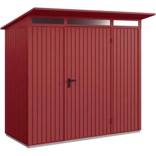 EcoStar Gerätehaus Trend-P Typ 1 purpurrot 247,9 x 153 x 228,6 cm