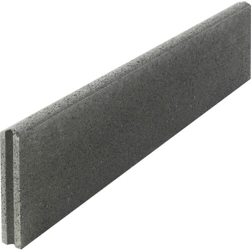 Kann Randstein mit Nut- und Feder 100 x 25 x 5 cm anthrazit