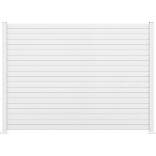 Ambiente Alu-Zaun Grundset Rhombus MINI 187 x 244,2 cm weiß