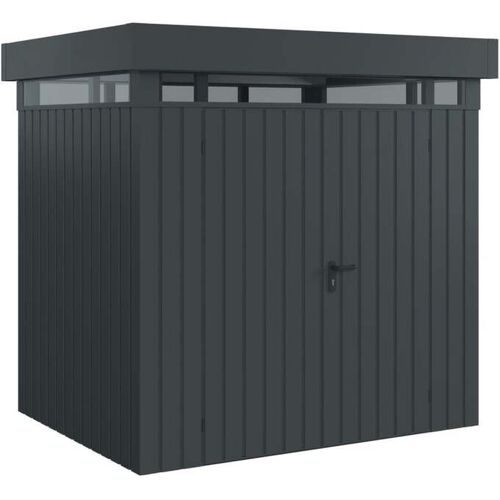 EcoStar Metallgerätehaus Euroline EFD4 LB anthrazit 214 x 166 cm 2-flg.