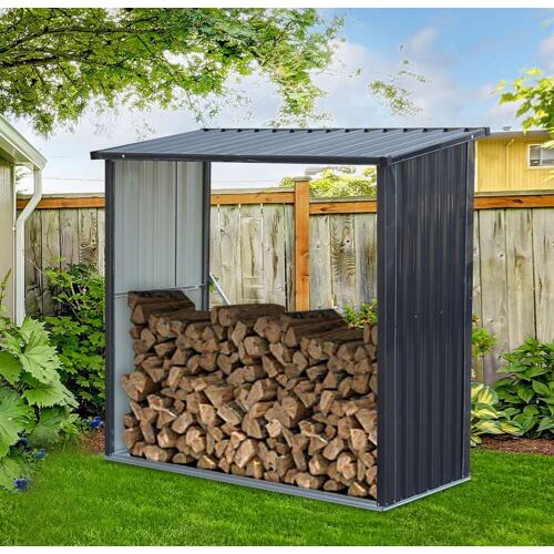 Tepro Garten Tepro Kaminholzregal Wood Store 164 x 157 x 71 cm