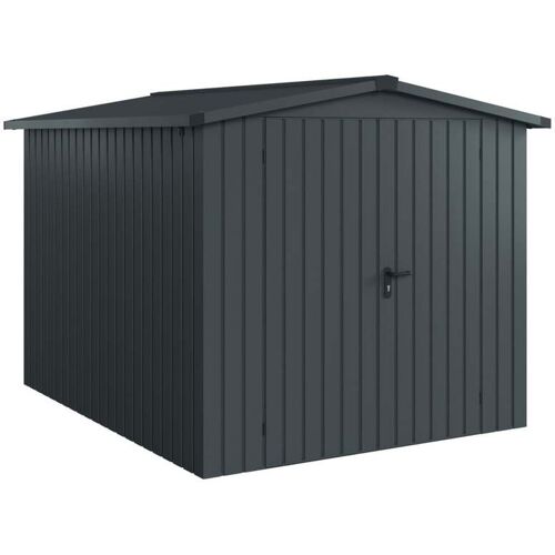 EcoStar Metallgerätehaus Euroline ESD6 anthrazit 214 x 262 cm 2-flg.