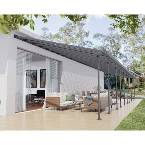 Canopia Terrassenüberdachung Feria 1457 x 380 cm anthrazit
