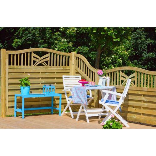 Plus Zaun Rondo 180 x 142/150 cm druckimprägniert