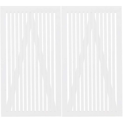 Plus Doppeltor Sendai 200 x 180 cm RAL 9010 Weiß