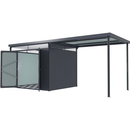 Pergart Metallgerätehaus Rheinfelden 108 Set 290 x 245 x 226 cm anthrazit