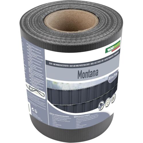 Windhager Sichtschutzstreifen Montana 20,5 m, anthrazit
