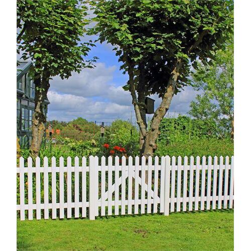 Plus Vorgartenzaun Skagen 150 x 80 cm weiß