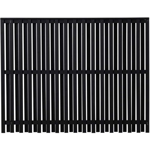 Plus Zaun Nagano 180 x 140 cm RAL 9005 Schwarz