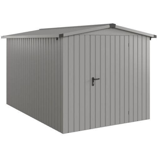 EcoStar Metallgerätehaus Euroline ESD7 graualuminium 214 x 310 cm 1-flg.