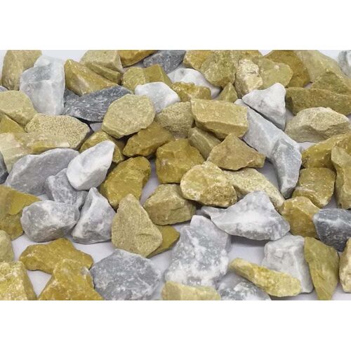 Bellamoli Granulati Splitt Junes Mischung 8 - 16 mm grau-gelb 25 kg