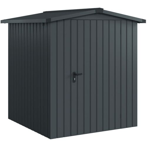 EcoStar Metallgerätehaus Euroline ESD2 anthrazit 166 x 166 cm 1-flg.