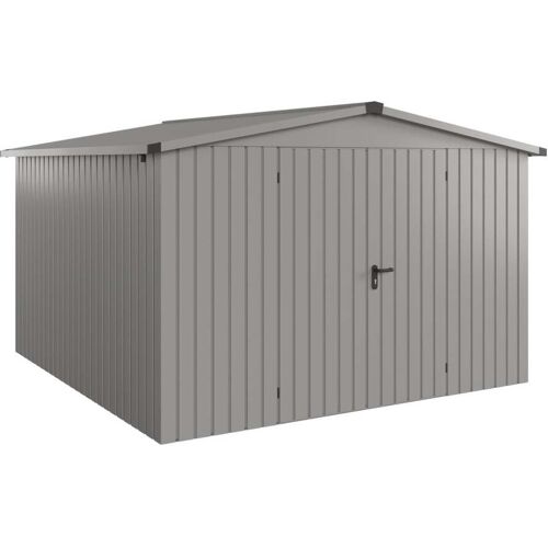 EcoStar Metallgerätehaus Euroline ESD14 aluminiumgrau 310 x 310 cm 2-flg.