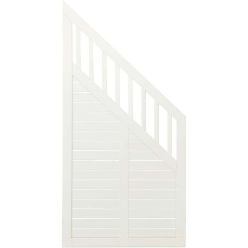 Plus Zaun Nostalgie 90 x 180/95 cm RAL 9010 Weiß