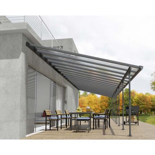 Canopia Terrassenüberdachung Feria 1276 x 380 cm anthrazit