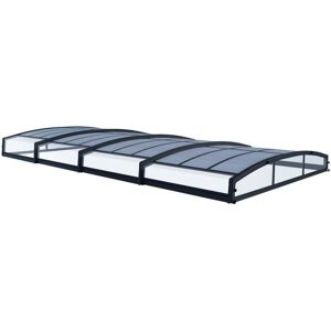 Canopia Poolüberdachung Majorca, 8,74 x 4,7 m, grau Aluminiumrahmen mit Polycarbonatplatten Canopia Poolüberdachung Majorca, 8,74 x 4,7 m, grau Aluminiumrahmen mit Polycarbonatplatten