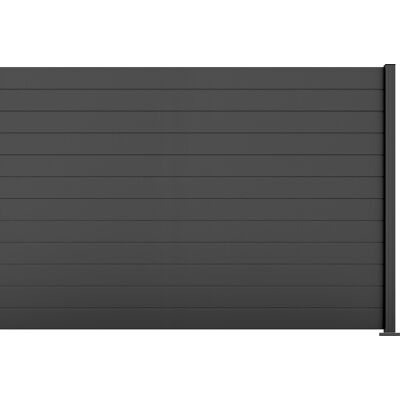 Ambiente Alu-Zaun Erweiterungsset Paneel 150 anthrazit 187 x 274,2 cm Ambiente Alu-Zaun Erweiterungsset Paneel 150 anthrazit 187 x 274,2 cm
