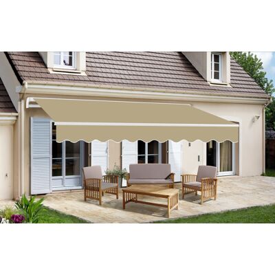 TrendLine Gelenkarm-Markise 4 x 2,5 m beige TrendLine Gelenkarm-Markise 4 x 2,5 m beige