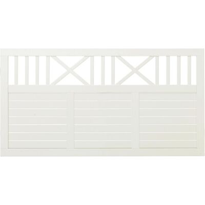 Plus Zaun Nostalgi 180 x 95 cm RAL 9010 Weiß Plus Zaun Nostalgi 180 x 95 cm RAL 9010 Weiß