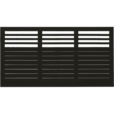Plus Zaun Decora 180 x 95 cm RAL 9005 Schwarz Plus Zaun Decora 180 x 95 cm RAL 9005 Schwarz