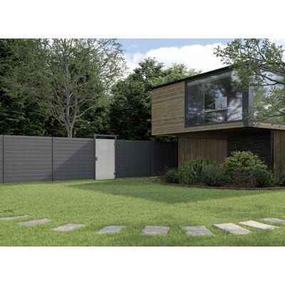 Ambiente Alu-Zaun Paneel 150 B x H: 120 cm x 120 cm, 22 mm stark Ambiente Alu-Zaun Paneel 150 B x H: 120 cm x 120 cm, 22 mm stark