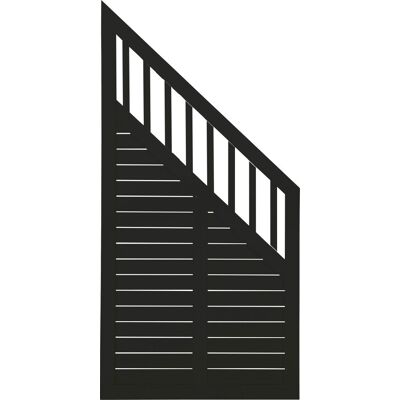Plus Zaun Nostalgie 90 x 180/95 cm RAL 9005 Schwarz Plus Zaun Nostalgie 90 x 180/95 cm RAL 9005 Schwarz