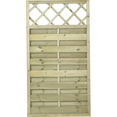 Plus Zaun Bergen mit Rankgitter - 90 x 165 cm Plus Zaun Bergen mit Rankgitter - 90 x 165 cm