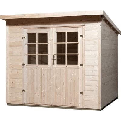 Weka Gartenhaus Tilo 235 x 210 cm natur Weka Gartenhaus Tilo 235 x 210 cm natur