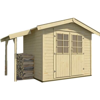 Weka Gartenhaus Finnja 296 x 205 cm natur mit Fußboden Weka Gartenhaus Finnja 296 x 205 cm natur mit Fußboden