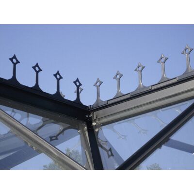 Vitavia Firstkrone zu Gewächshaus Sirius schwarz Vitavia Firstkrone zu Gewächshaus Sirius schwarz
