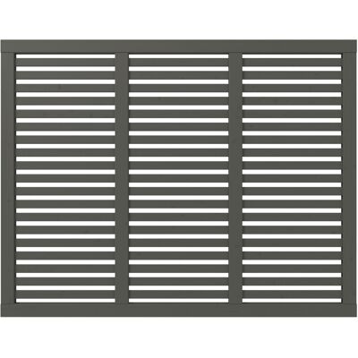 Plus Zaun Harmoni 180 x 140 cm umbragrau fungizidbehandelt Plus Zaun Harmoni 180 x 140 cm umbragrau fungizidbehandelt
