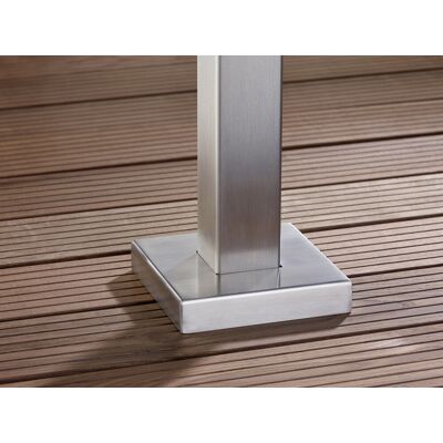 Ambiente Edelstahl Abdeckkappe unten B x H: 15,5 cm x 15,5 cm, 30 mm stark Ambiente Edelstahl Abdeckkappe unten B x H: 15,5 cm x 15,5 cm, 30 mm stark