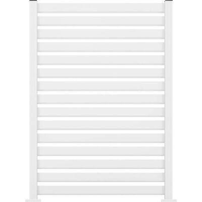 Ambiente Alu-Zaun Grundset Rhombus MAXI 187 x 124,2 cm weiß Ambiente Alu-Zaun Grundset Rhombus MAXI 187 x 124,2 cm weiß