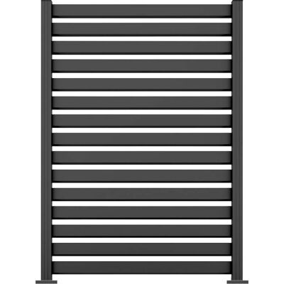 Ambiente Alu-Zaun Grundset Rhombus MAXI 187 x 124,2 cm anthrazit Ambiente Alu-Zaun Grundset Rhombus MAXI 187 x 124,2 cm anthrazit