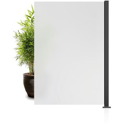 Ambiente Glaszaun Erweiterungsset Klarglas mit Siebdruck 187 x 124,2 cm anthrazit Ambiente Glaszaun Erweiterungsset Klarglas mit Siebdruck 187 x 124,2 cm anthrazit