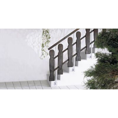 Alberts Handlaufstütze 13,5 cm für Universalpfosten 3 x 3 verzinkt Alberts Handlaufstütze 13,5 cm für Universalpfosten 3 x 3 verzinkt