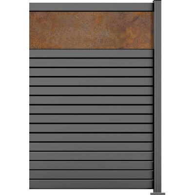Ambiente Alu-Zaun Erweiterungsset Rhombus MINI 187 x 124,2 cm grau Ambiente Alu-Zaun Erweiterungsset Rhombus MINI 187 x 124,2 cm grau