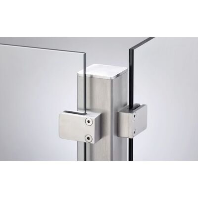 Ambiente Eckpfosten-Set zum ANSCHRAUBEN 127 cm, 60 x 60 mm, Edelstahl V2A Ambiente Eckpfosten-Set zum ANSCHRAUBEN 127 cm, 60 x 60 mm, Edelstahl V2A