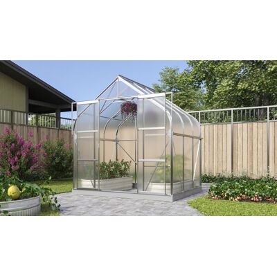 Vitavia Gewächshaus-Set-Set Dione 5000 HKP 4 mm alu 254 x 192 cm Vitavia Gewächshaus-Set-Set Dione 5000 HKP 4 mm alu 254 x 192 cm