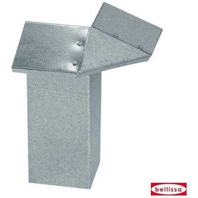 Bellissa Eckteil für Schneckenblech 7 x 7 x 20 cm Bellissa Eckteil für Schneckenblech 7 x 7 x 20 cm