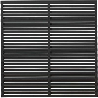 Plus Zaun Osaka 180 x 180 cm RAL 9005 Schwarz Plus Zaun Osaka 180 x 180 cm RAL 9005 Schwarz