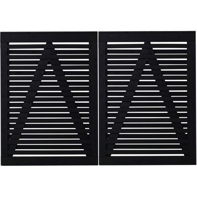 Plus Doppeltor Osaka 200 x 136 cm RAL 9005 Schwarz Plus Doppeltor Osaka 200 x 136 cm RAL 9005 Schwarz