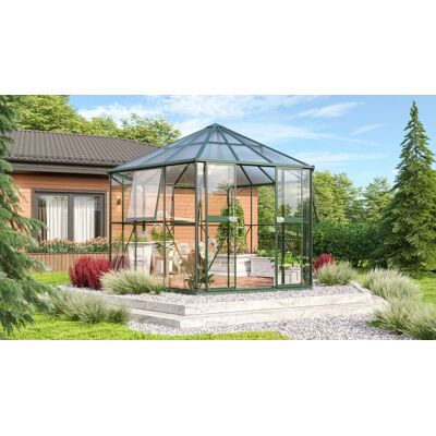 VITAVIA Juno 9000 - Gewächshaus - 9 m², Aluminium, ESG-Glas VITAVIA Juno 9000 - Gewächshaus - 9 m², Aluminium, ESG-Glas