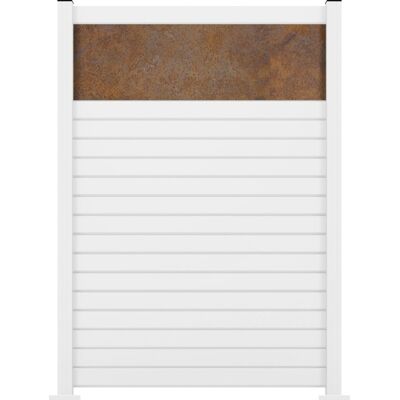 Ambiente Alu-Zaun Grundset Rhombus MINI 187 x 124,2 cm weiß Ambiente Alu-Zaun Grundset Rhombus MINI 187 x 124,2 cm weiß